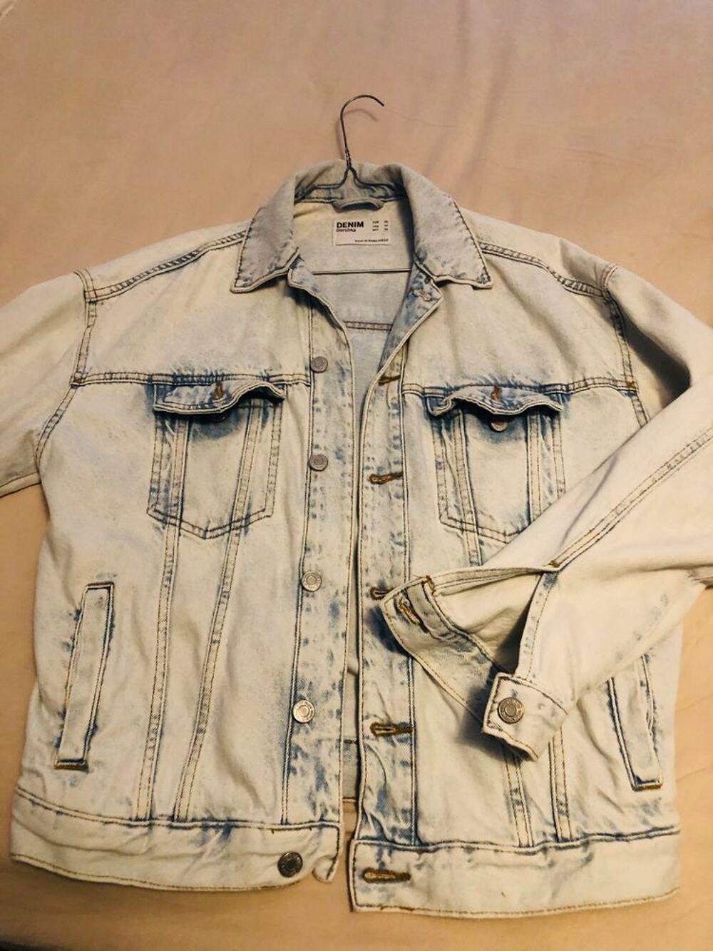 Veste en jeans bershka Vêtements