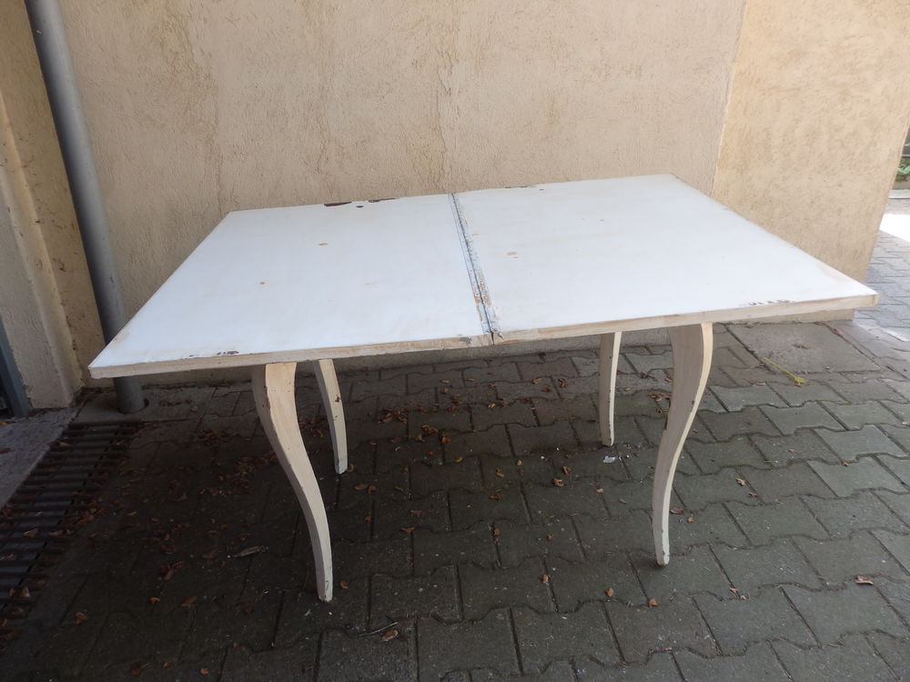 Table Console Rustique Blanche Meubles