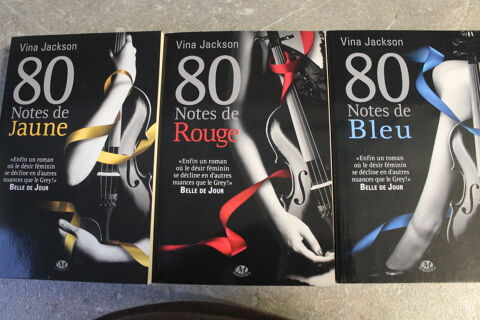 Trilogie 80 Notes de Jaune, Bleu, Rouge de Vina Jackson 20 Paris 19 (75)