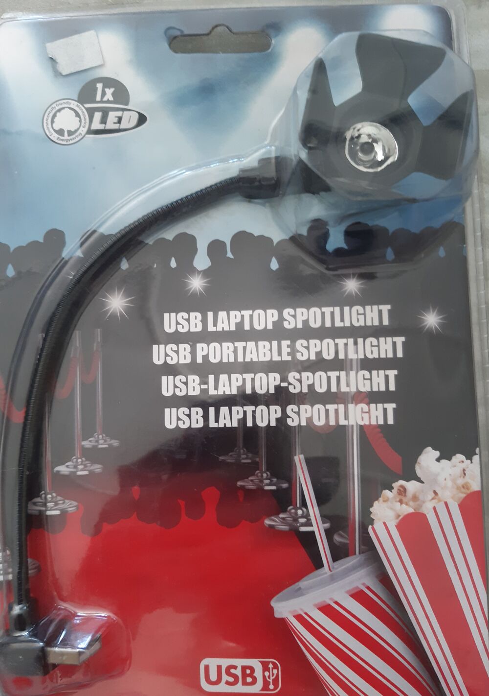 Lampe LED USB Flexible orientable 1 LED Matériel informatique