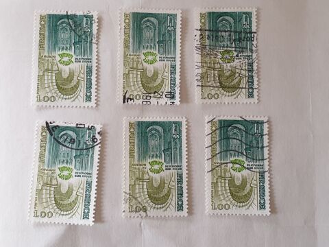 Timbre france Abbayes normandes Bernay (Eure) et Saint-Pierr 0 Marseille 9 (13)