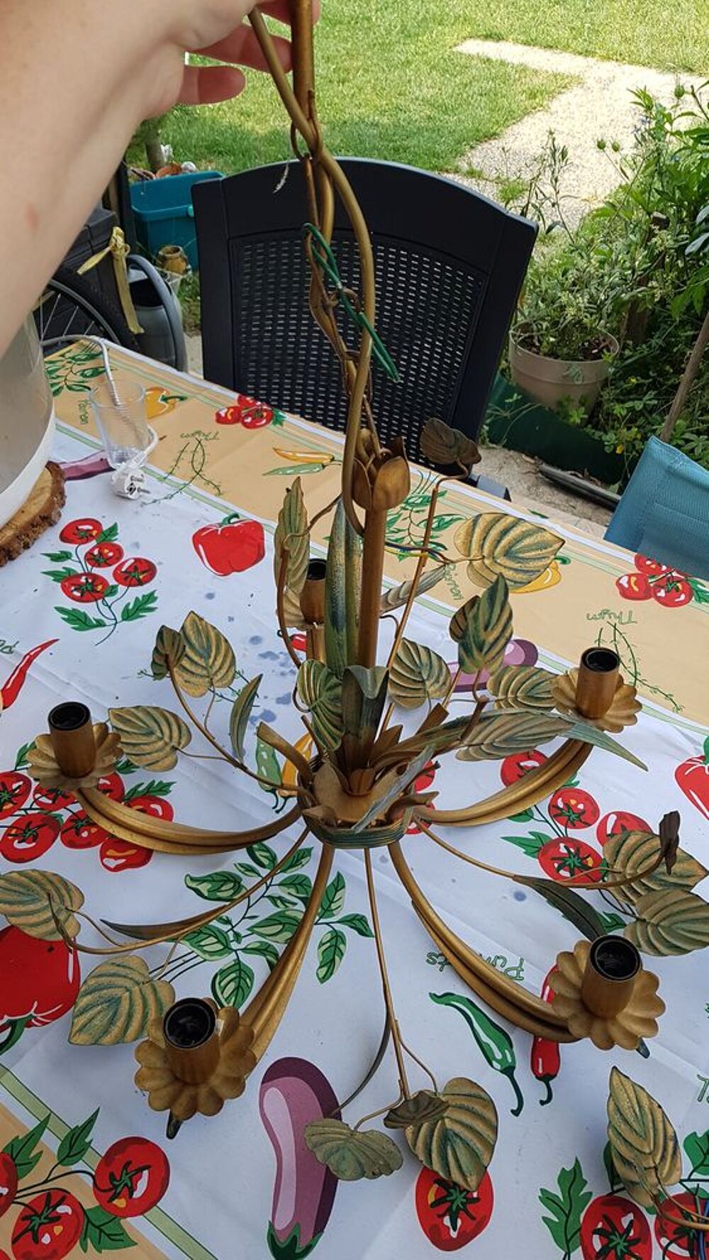 2 Lustres laurier Décoration