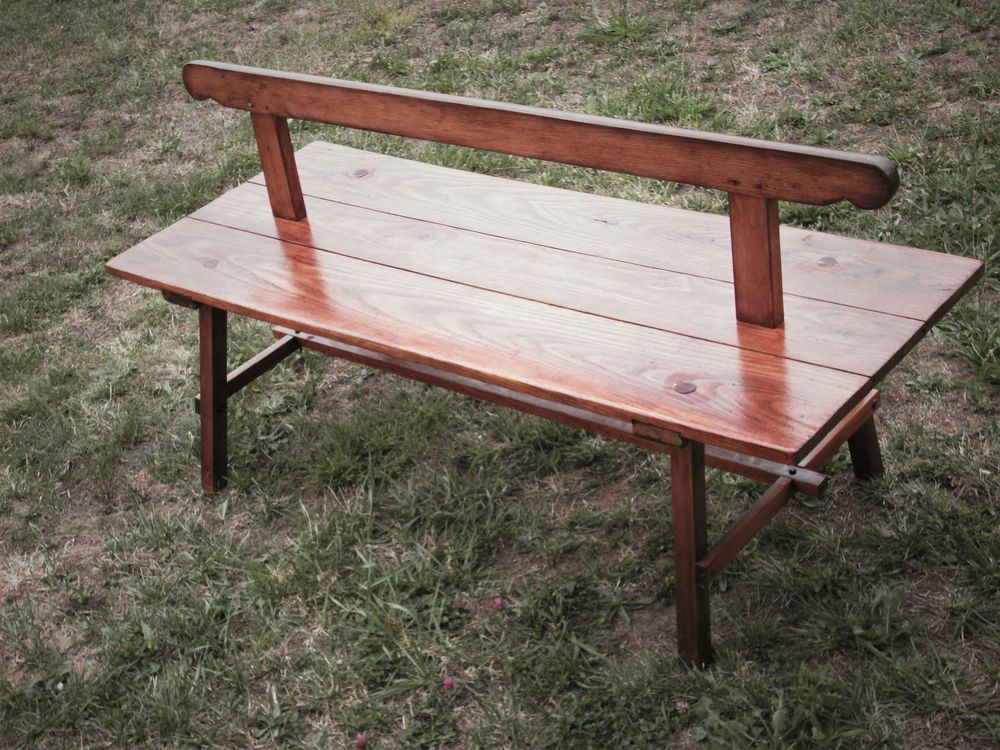 Banc double de bistro Meubles