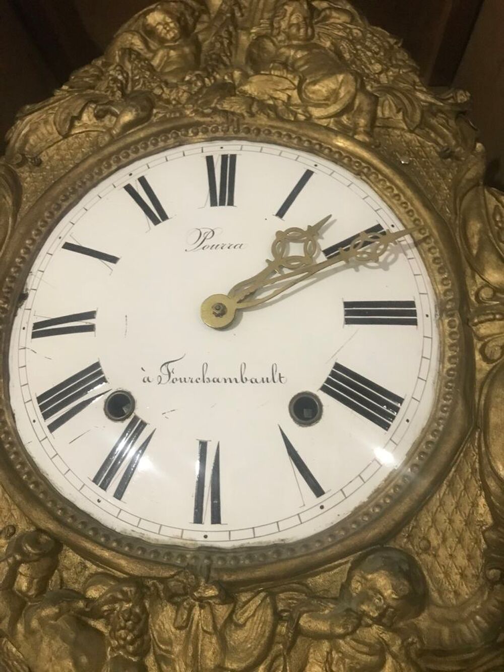 Horloge comtoise
"Pourra" &agrave; Fourchambault Meubles