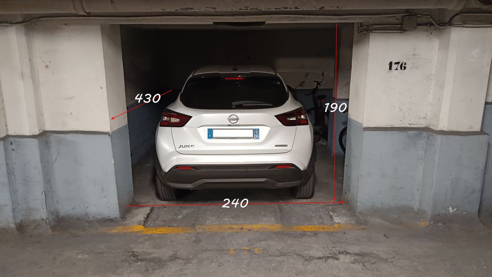 Location Parking/Garage Parking fermé en saisonnière - Nice Thiers Nice