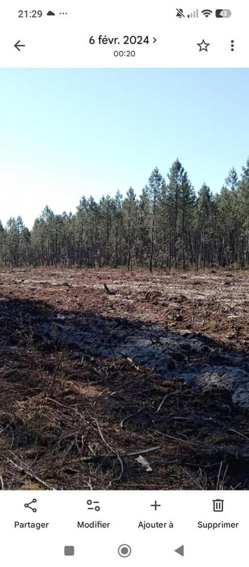Vente Terrain terrain non constructible Saint-léger-de-balson
