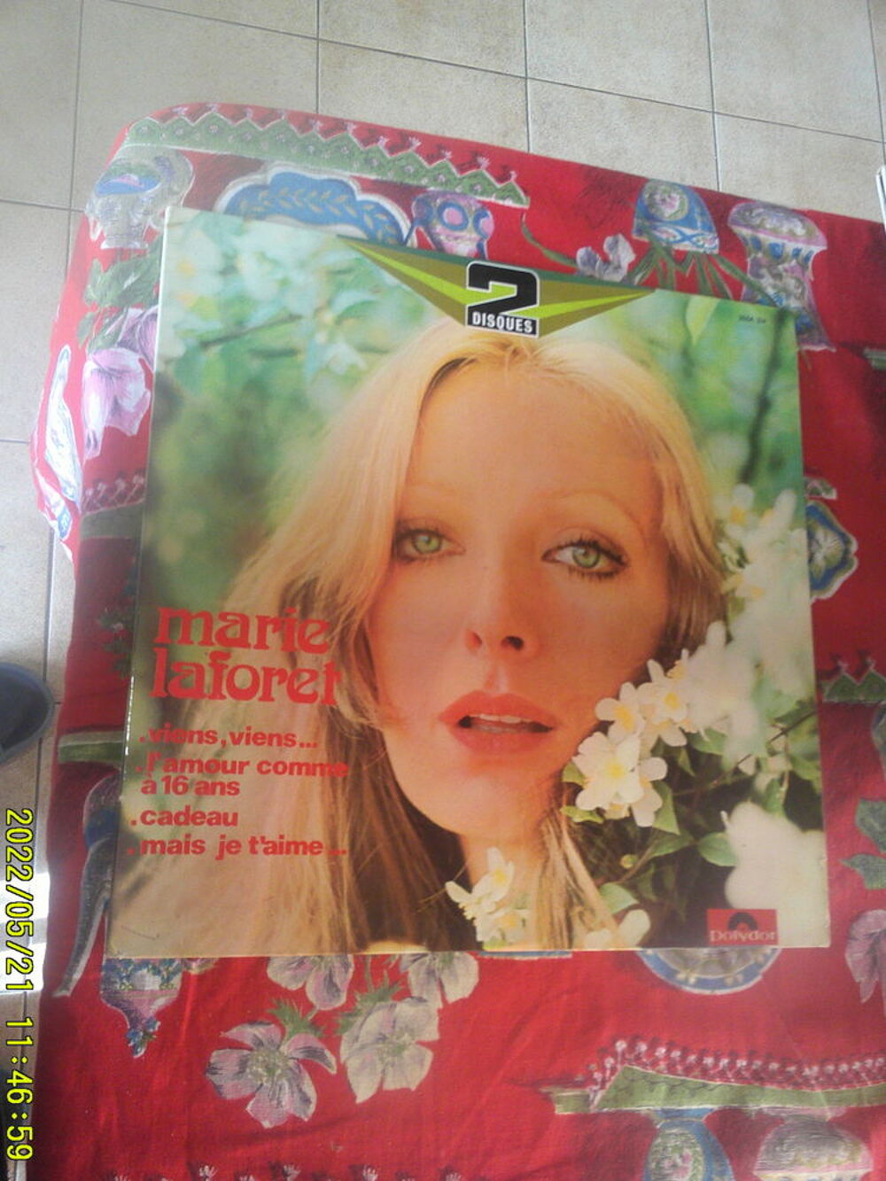 Album 2 Disques 33 Tours de : MARIE LAFORET 
