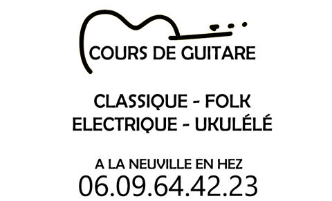 Cours de Guitare 0 60510 La neuville-en-hez