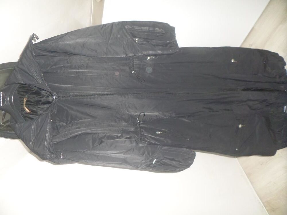 manteau noir taille 36/38 Vtements