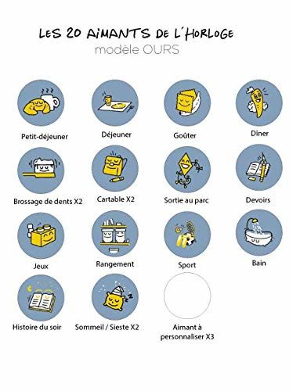 Horloge p&eacute;dagogique m&eacute;thode Montessori Jeux / jouets
