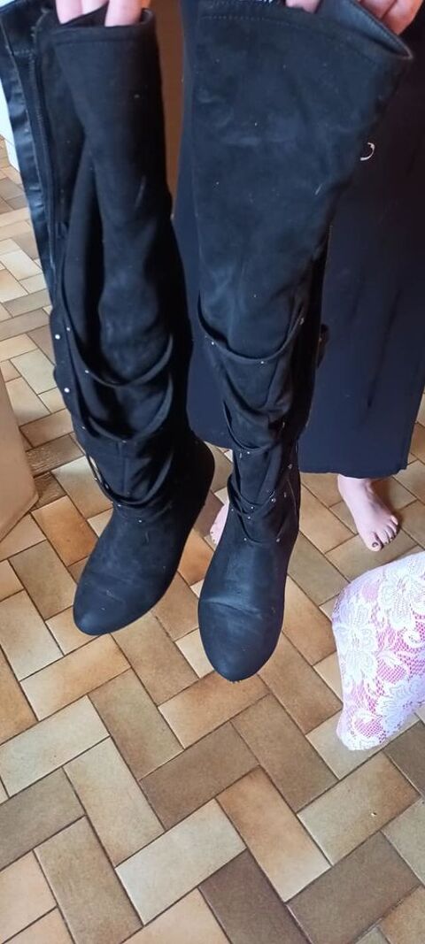 botte  cuissarde en daim femme p 38.5 10 Montfaucon-en-Velay (43)