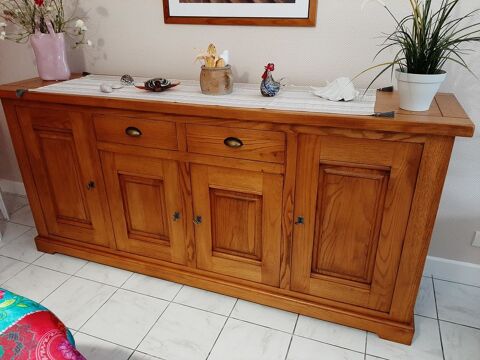 Buffet bas chene massif 600 Saintes (17)