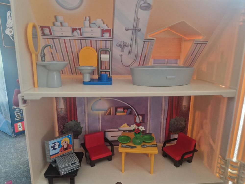 Maison Playmobil portable avec poign&eacute;e Jeux / jouets