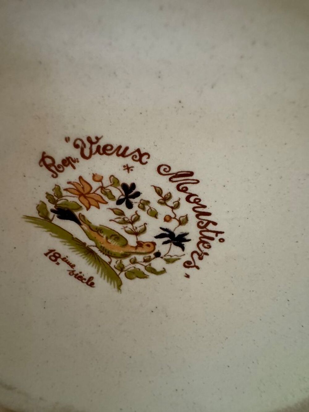 Vase moustiers Décoration
