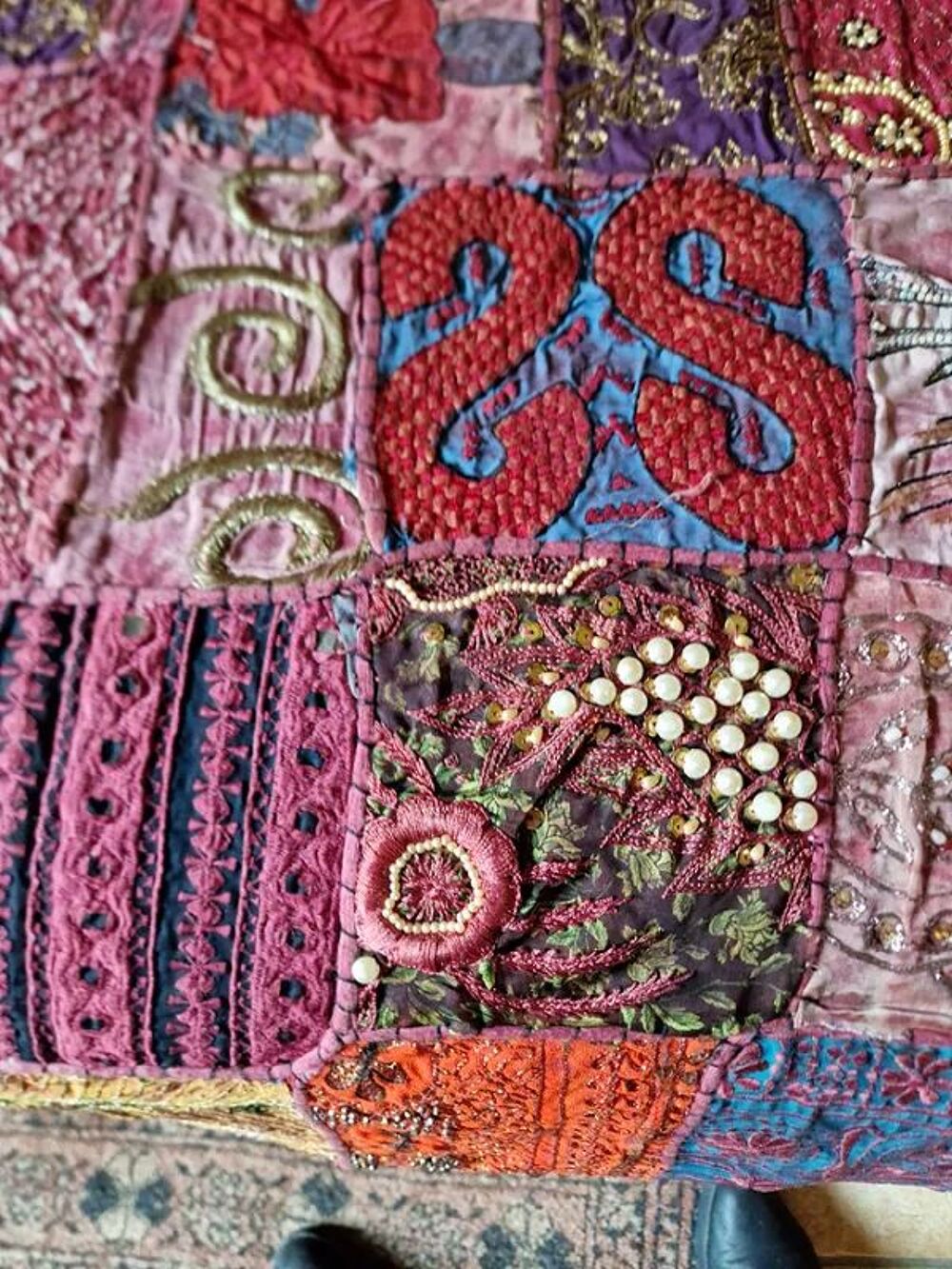 Dessus de lit Patchwork neuf Décoration