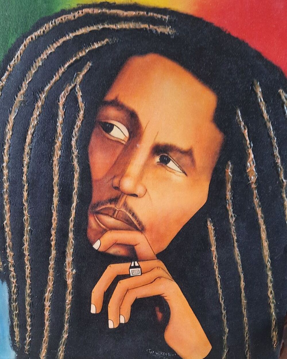 Cadre Bob Marley tr&egrave;s bon &eacute;tat Dcoration