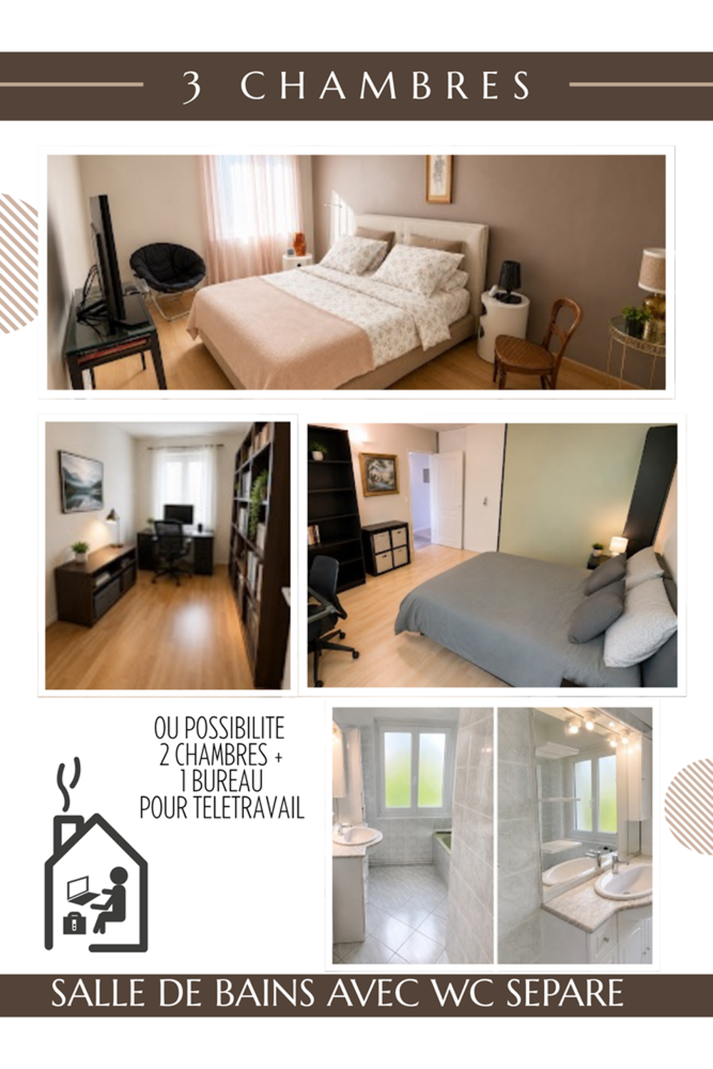 Vente Maison Maison T4-122m² de plain-pied avec jardin arboré de 835m² Saint-martin-de-seignanx