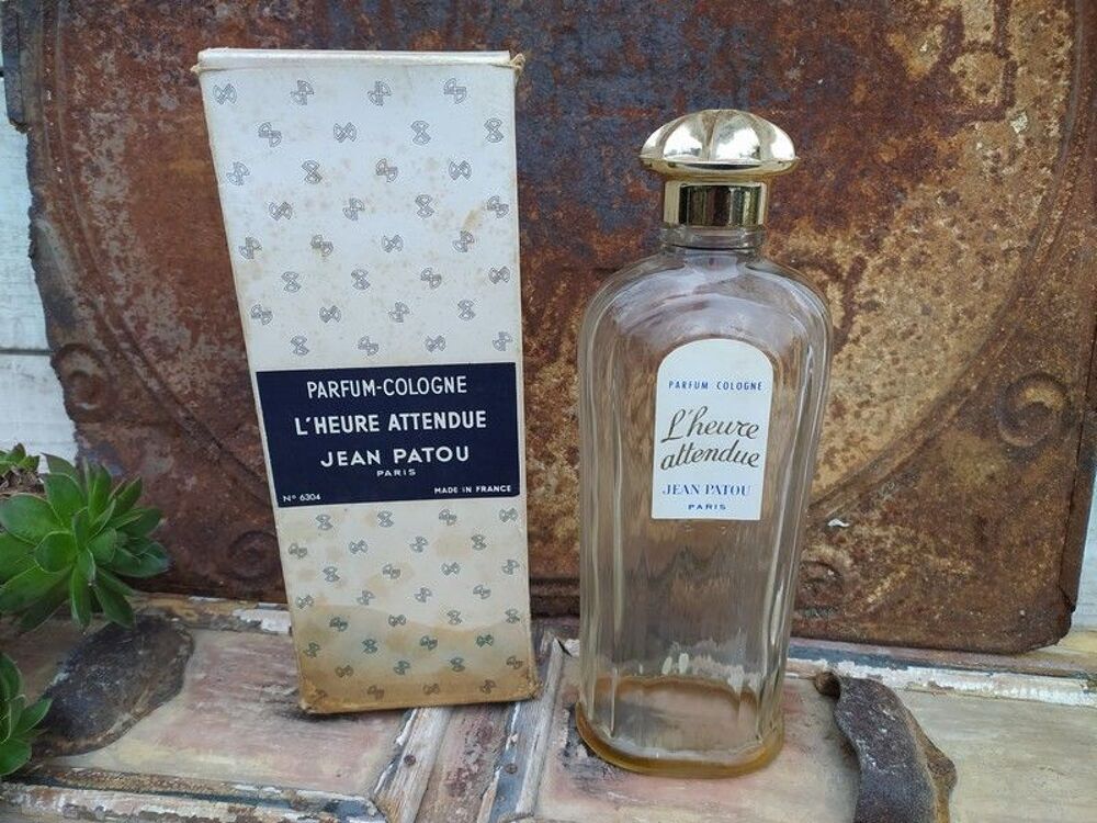 Ancien Flacon Parfum Jean Patou l'Heure attendue
