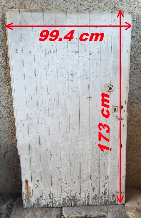 ANCIENNE PORTE DE GRANGE EN BOIS 50 Sergines (89)