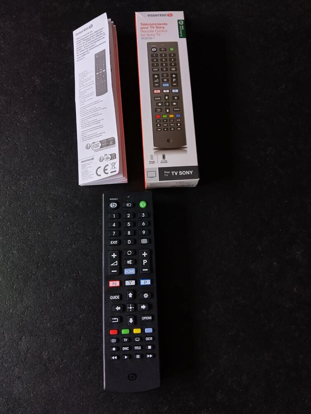 T&eacute;l&eacute;commande Sony neuve Photos/Video/TV