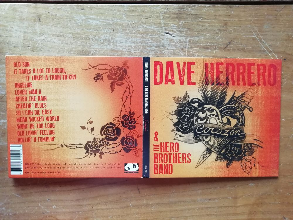 CD Dave HERRERO CD et vinyles