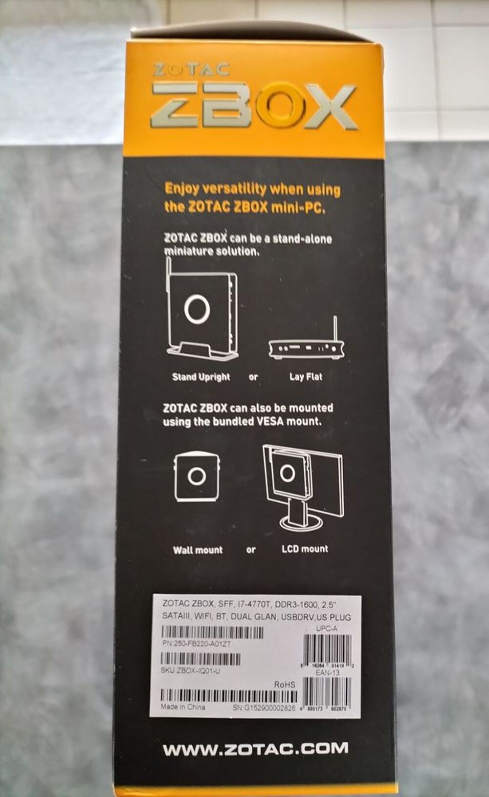 Mini PC Zotac ZBOX 4K Ultra HD + Multif. Canon MX395 + Ecran Matériel informatique
