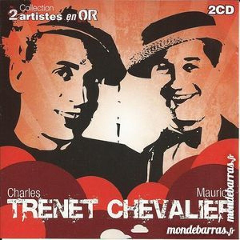 Double CD TRENET, CHEVALIER CD et vinyles