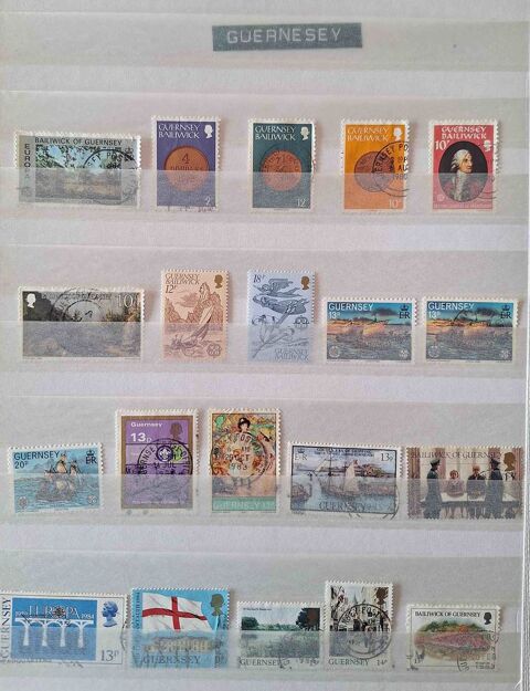 Série de timbres de collection de Guernesey 40 Gap (05)