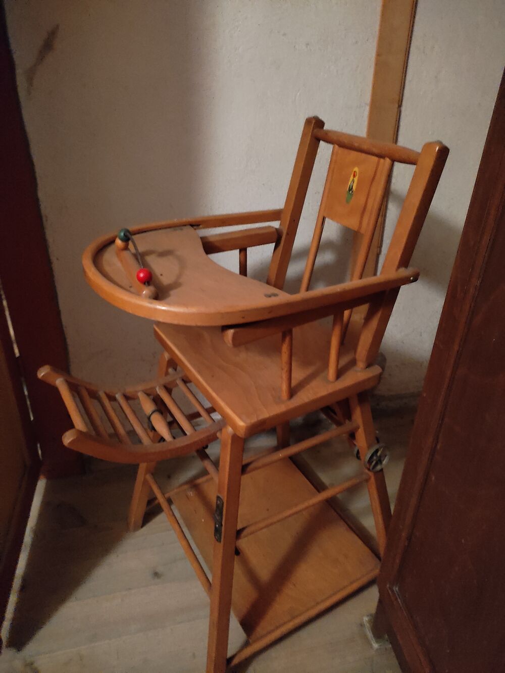 Chaise haute vintage 