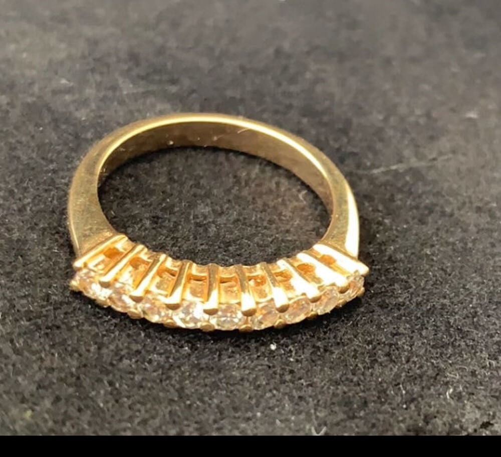 bague plaqu&eacute; or Bijoux et montres