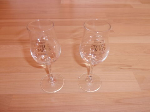 Lot de 2 verres de dégustation Rivière du mât (Neuf) 5 Ardoix (07)