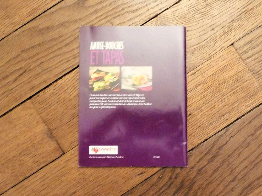 Amuse Bouche et Tapas- Cuisine et Vins de France Livres et BD