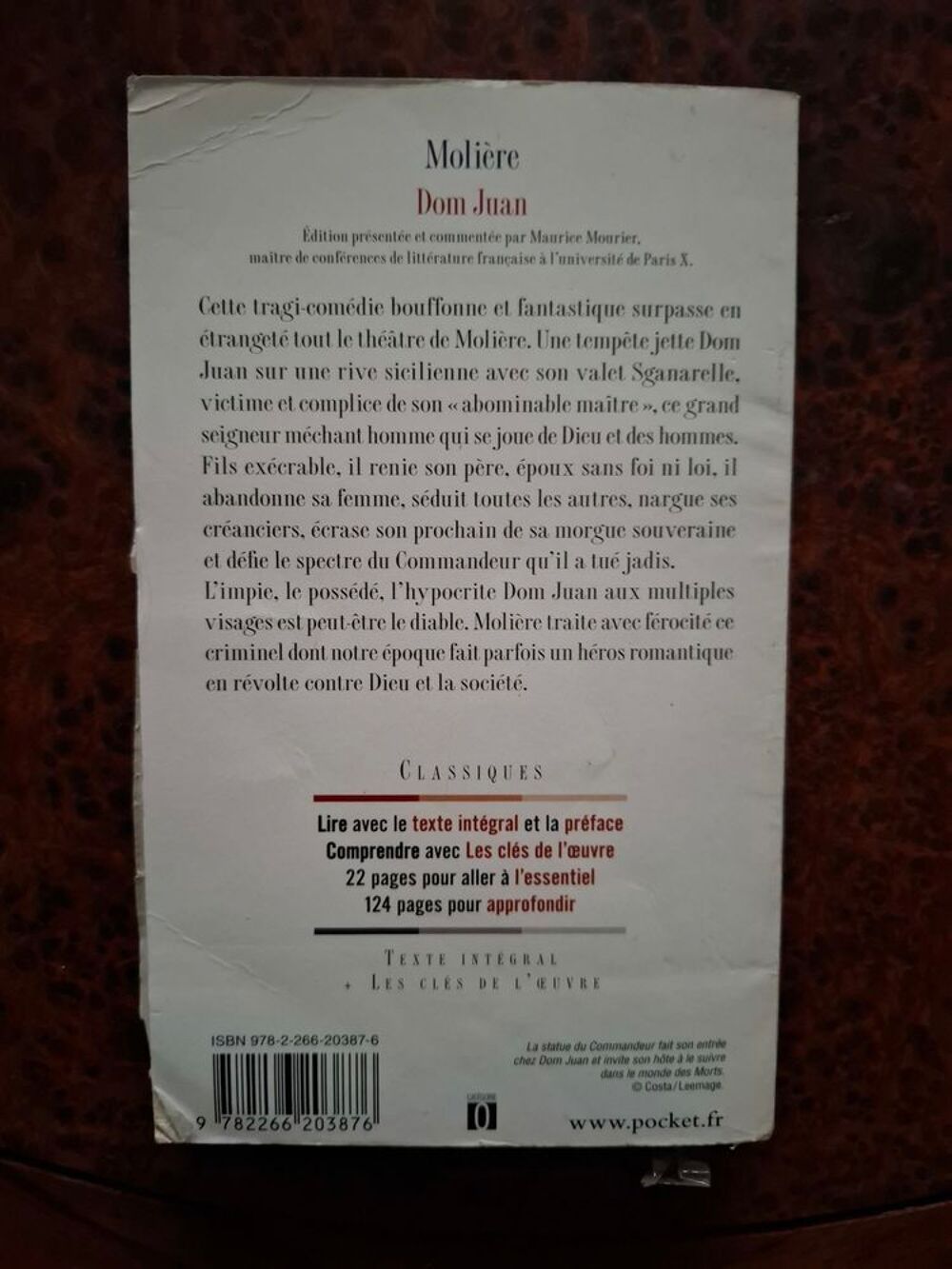 Dom Juan - Moli&egrave;re - 2010 - &eacute;tat satisfaisant Livres et BD