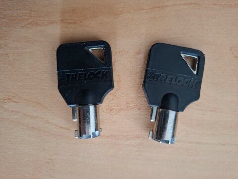 Paire de cl�s TRELOCK 99150 pour antivol de v�lo Bon �tat 4 La Chapelle-Saint-Luc (10)