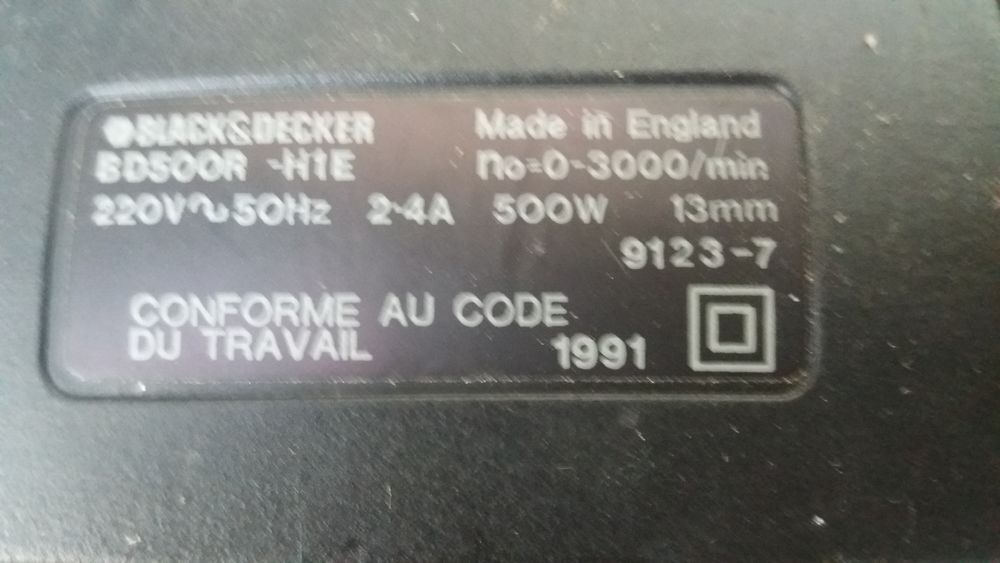 PERCEUSE Bricolage