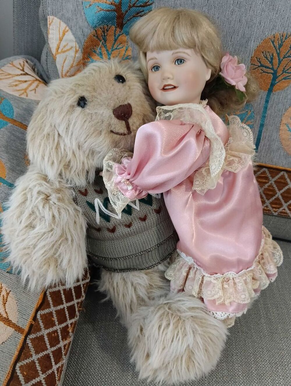 poup&eacute;e porcelaine num&eacute;rot&eacute;e au choix 