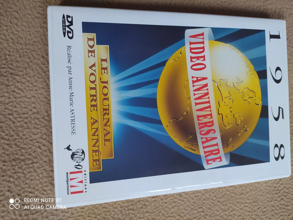 DVD ann&eacute;e 1958 DVD et blu-ray