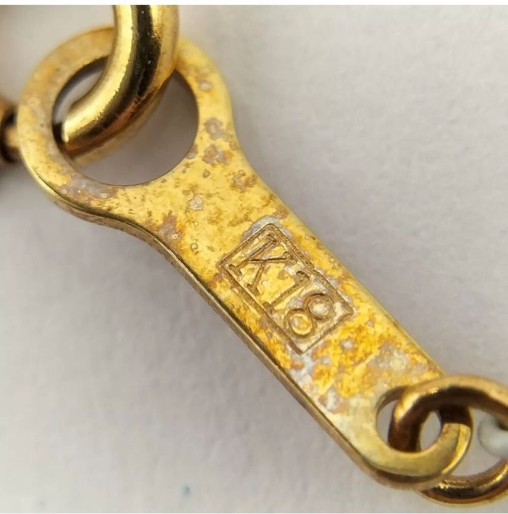 collier or perles Bijoux et montres