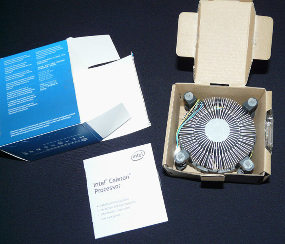Processeur INTEL CELERON G3900 LGA1151 bo&icirc;te compl&egrave;te, Neuf Matériel informatique