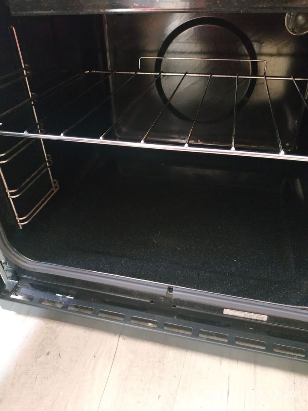 Cuisini&egrave;re Belling Classic - Gaz - Noire Electroménager
