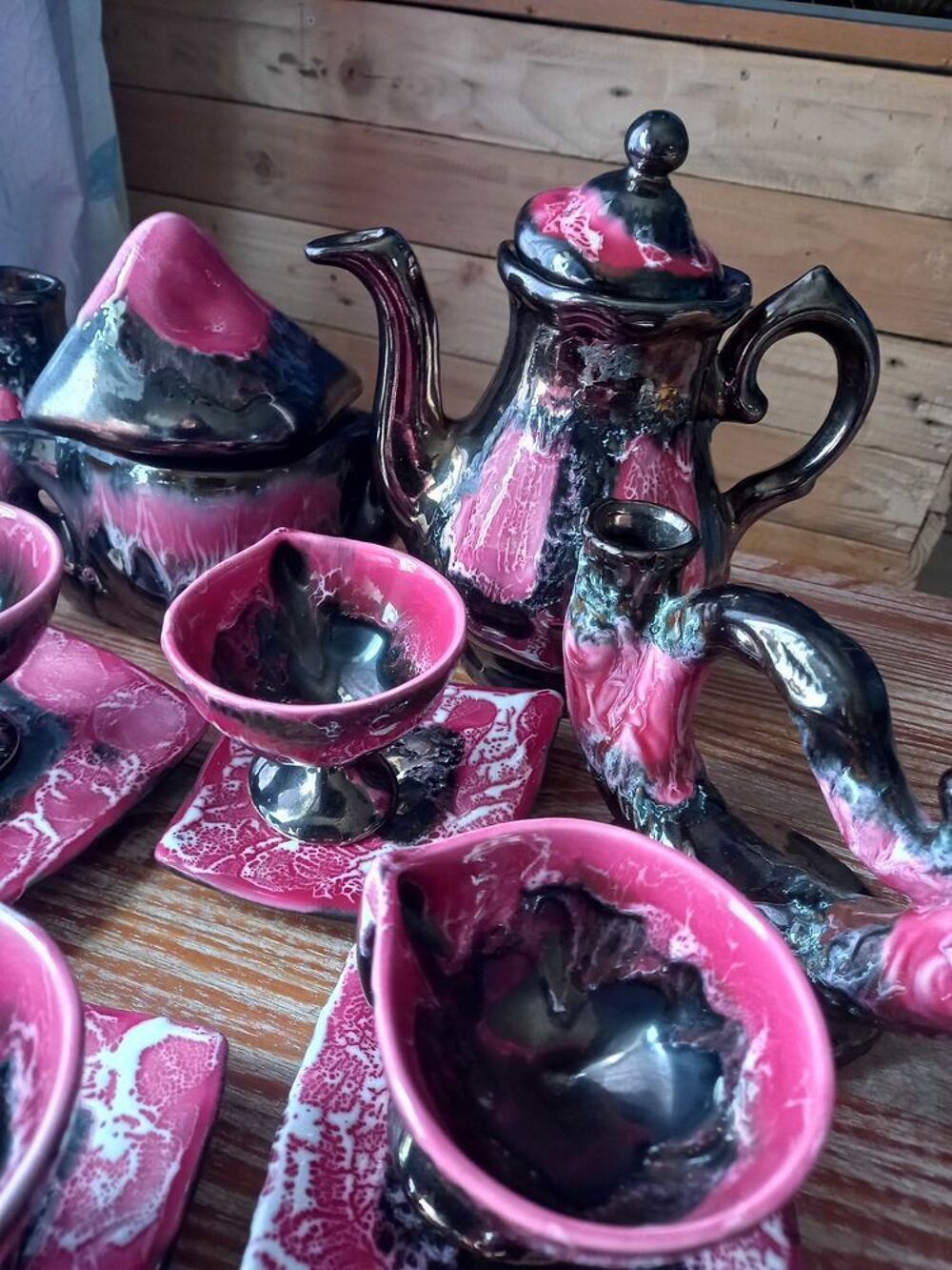 service &agrave; caf&eacute;,Vallauris Décoration
