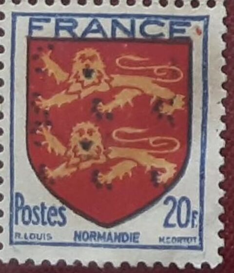 TIMBRE à collection NORMANDIE  4 disponibles 1 Pontoise (95)
