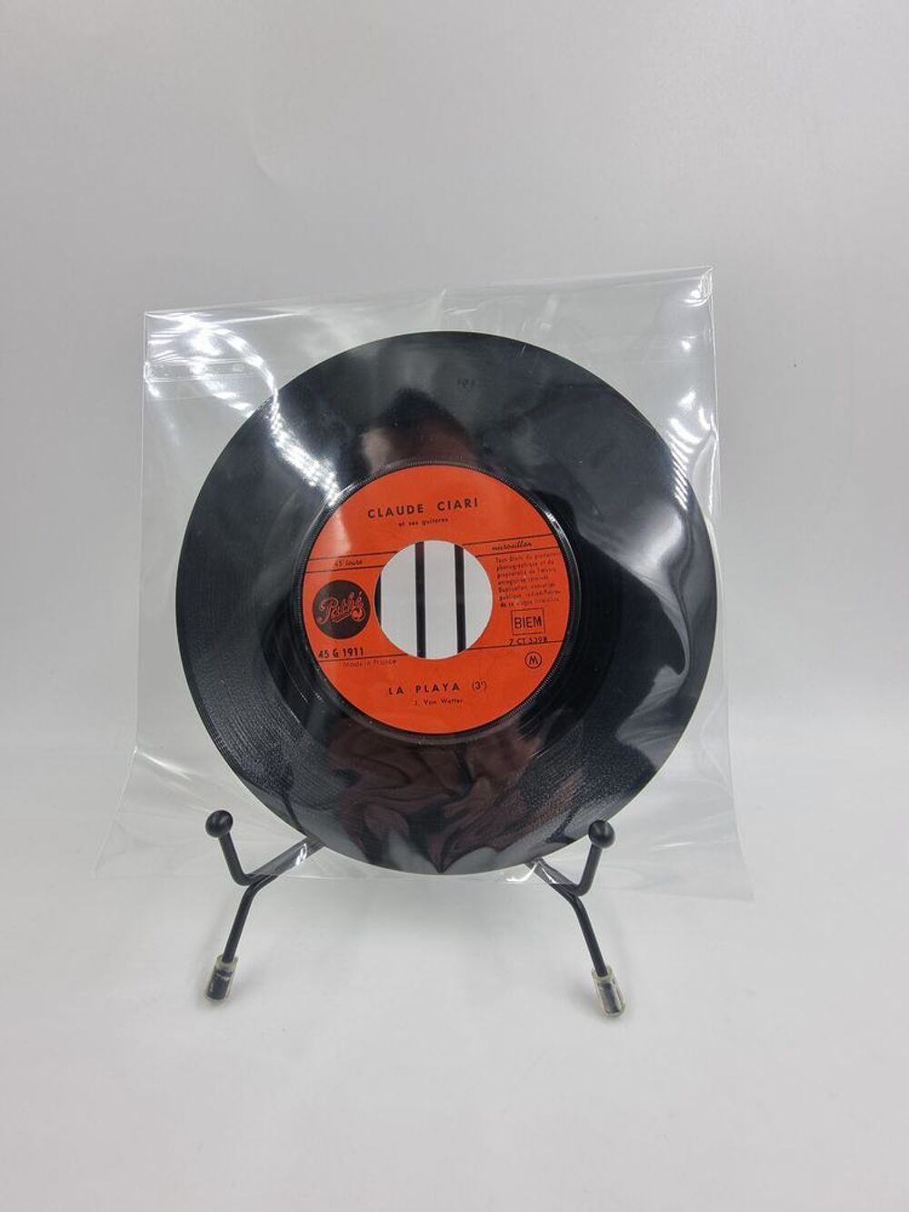 Vinyle 45 tours Claude Ciari : La Playa / Blowin' in the.. CD et vinyles