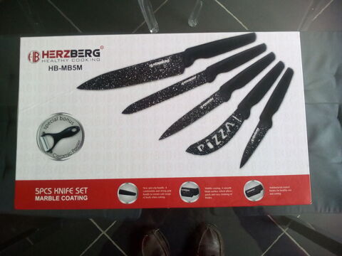 Ensemble De 5 Couteaux Herzberg Cuisine Saine Hb-Mb5m 30 Arques (62)