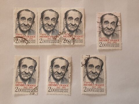 Timbre France Pierre Mend�s France 1983 - lot 0.56 euro 0 Marseille 9 (13)