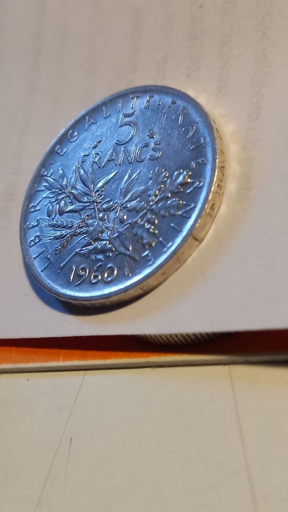 5 francs semeuse argent SPL Bijoux et montres