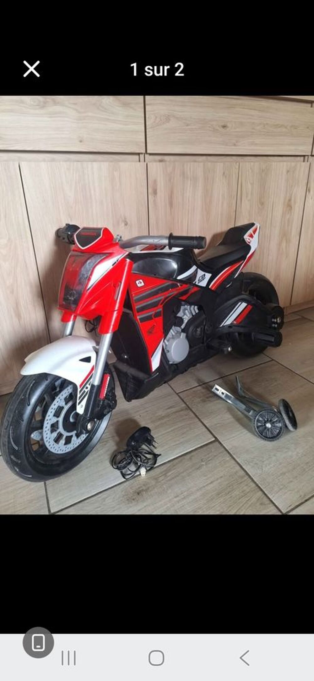 Moto honda &eacute;lectrique enfant Jeux / jouets