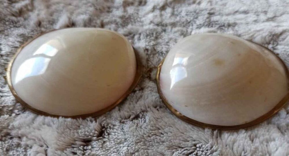 &Eacute;crin en nacre et laiton en coquillage Bijoux et montres