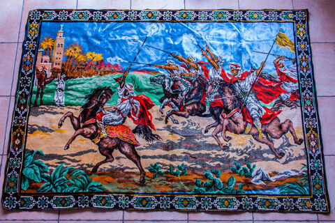 Tapis Fresque combat Algerie 120 Villerupt (54)