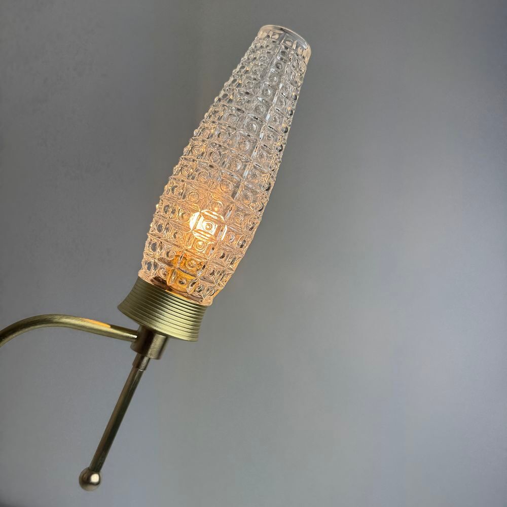 PAIRE D'ANCIENNES APPLIQUES 1950 VINTAGE Décoration